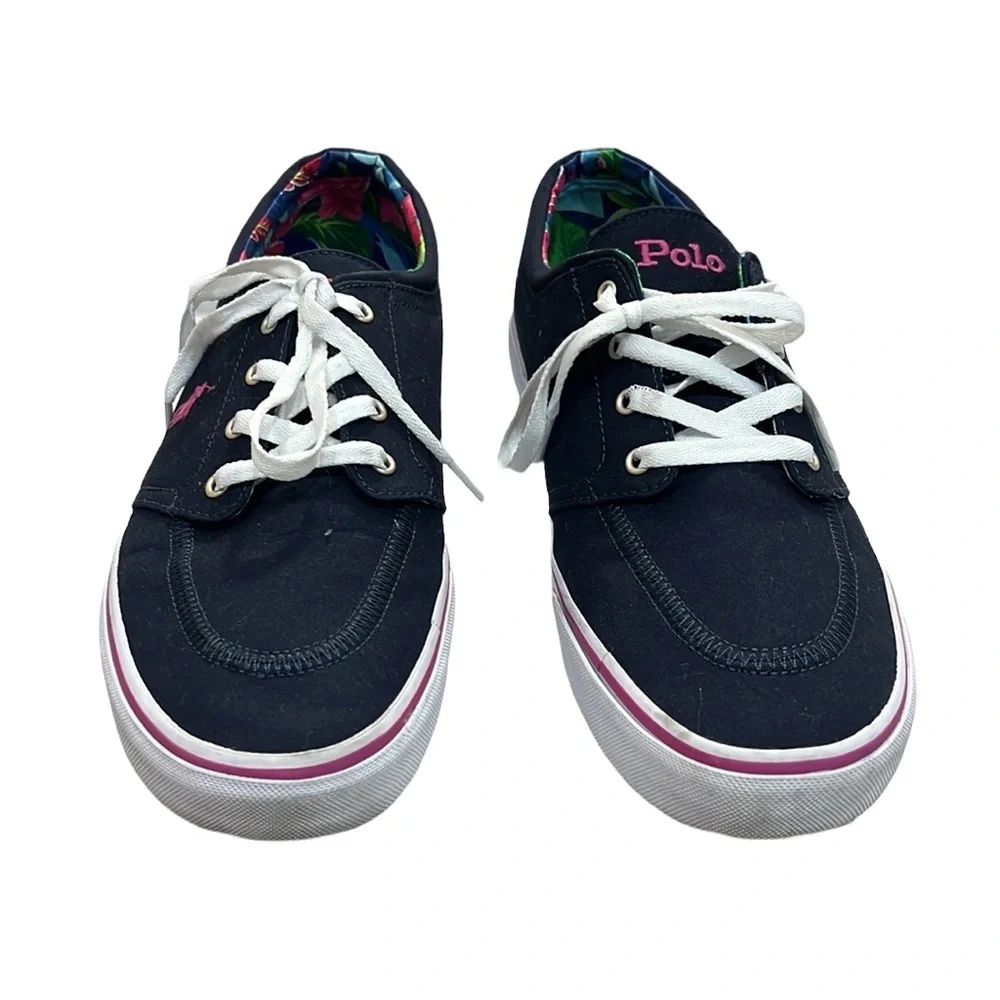 Polo Ralph Lauren Men's Faxon X Canvas Lace-Up Sneakers Size 12
